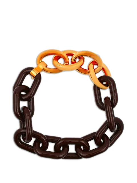 Marni two-tone cable-link chain necklace Gold 77150
