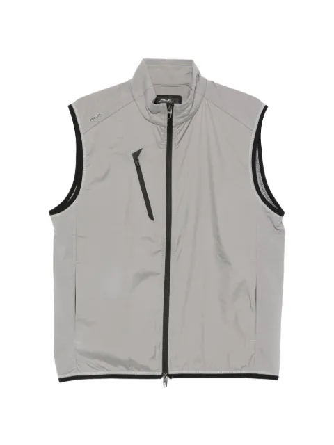 RLX Ralph Lauren zip-up high-neck gilet Grey 785A96835