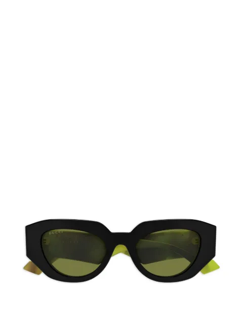 Gucci Eyewear geometric-frame sunglasses Black GG1421S