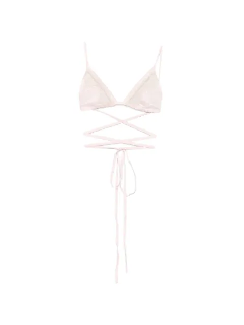 Jejia Anna lace-panel bra Pink PS26MJDMJD1854141BI