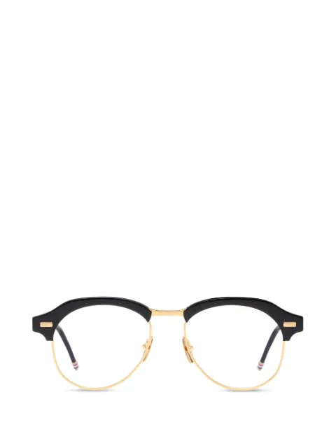 Thom Browne Eyewear browline-frame glasses Black UEO956A