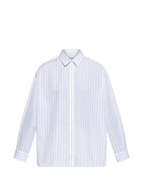 Maison Kitsuné striped long-sleeve shirt White QW00403WC5090