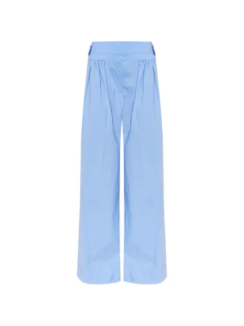 IRO pleated trousers Blue WM23NADAM