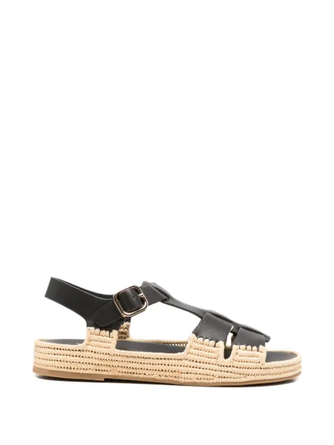 Paloma Barceló Yuka leather sandals Brown YUKA