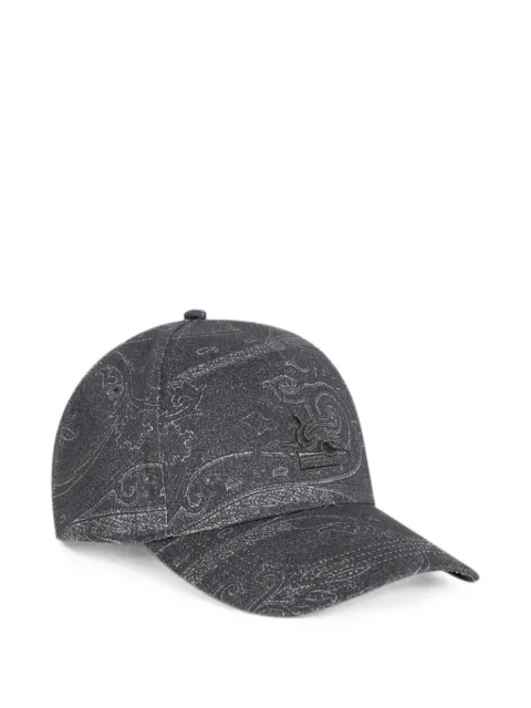 ETRO Pegaso paisley baseball cap Grey MAQA0019AK16B