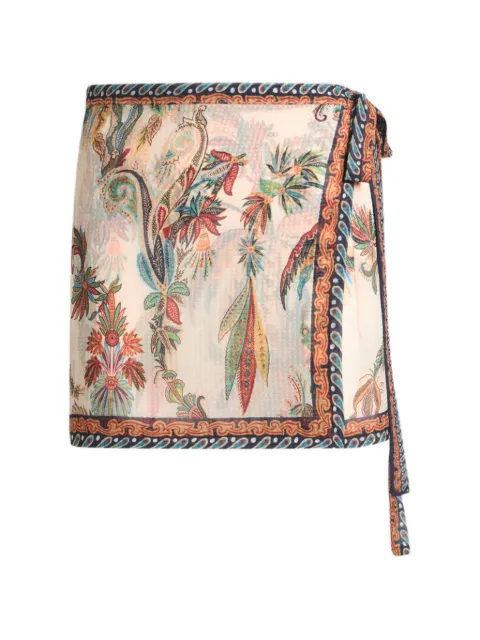 ETRO paisley-print midi skirt Neutrals WRPA003299SPS14