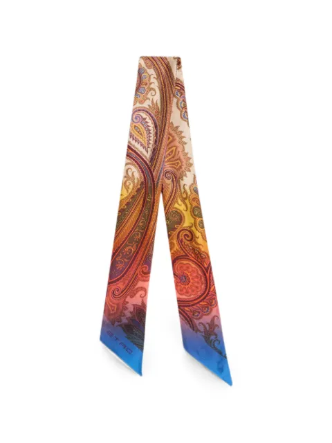 ETRO paisley-print degradé scarf Orange MATA0073AK1C7