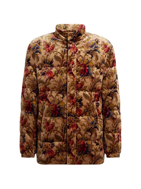 ETRO floral-print velvet jacket Neutrals MRBB000199SAE11