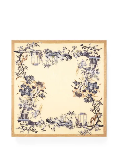 ETRO floral jacquard shawl Yellow WAYA0001AQ13L