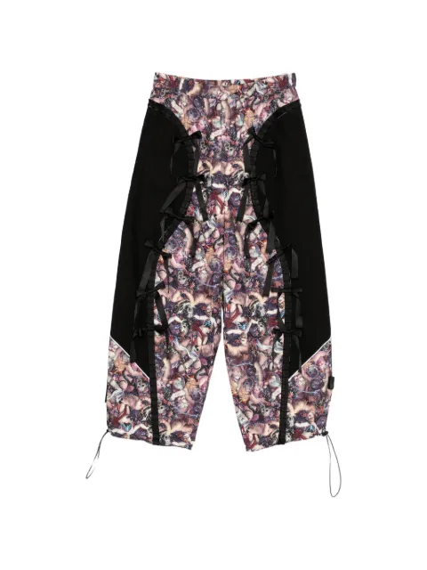 Kidill ribbon track pants Black KL1062