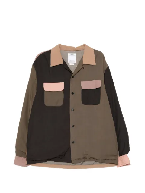 visvim colour-block panelled jacket Neutrals 126105013002