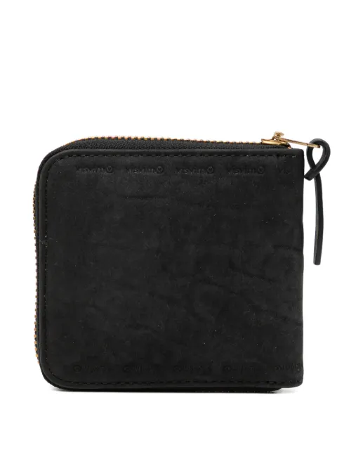 visvim logo-debossed zip-around wallet Black 126103003023BLK