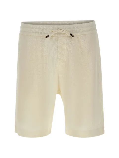 BOSS drawstring-waist shorts White 50559036