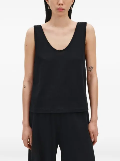 BITE Studios crepe tank top Black 11217850999