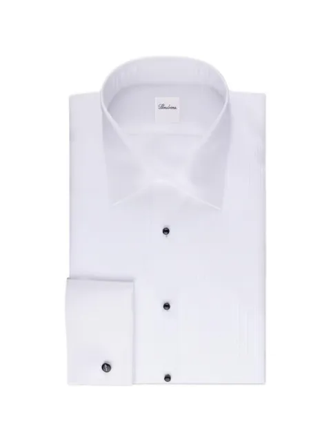 Stenströms Plaza pleated-front tuxedo shirt White 6365611032000