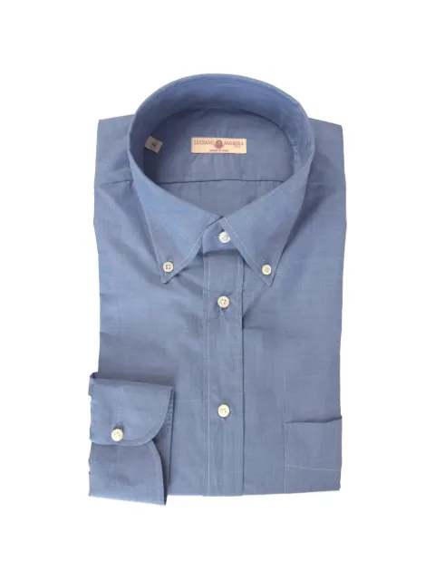 Luciano Barbera button-down collar shirt Blue 1554207106781