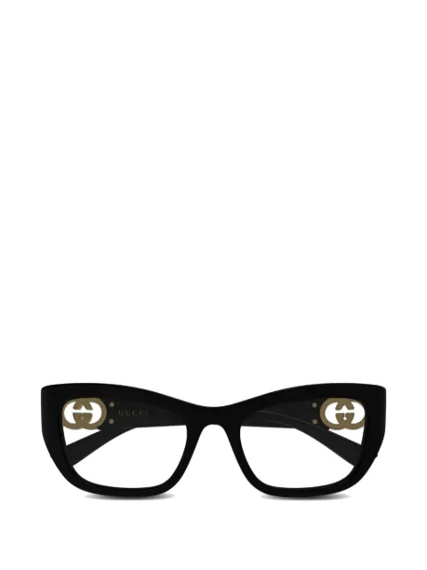 Gucci Eyewear Interlocking G cat-eye glasses Black GG2125O003
