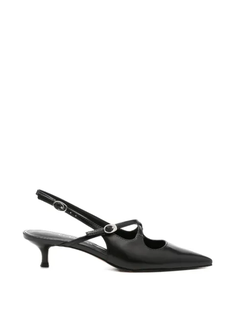GUESS USA Yasira pointed-toe slingback pumps Black FLJCSRLEA05