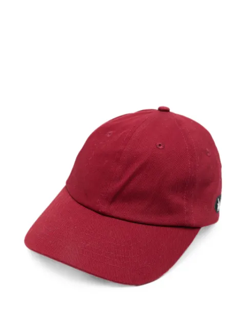 Lanvin logo-patch baseball cap Red AMHAWCA1C2ETP26