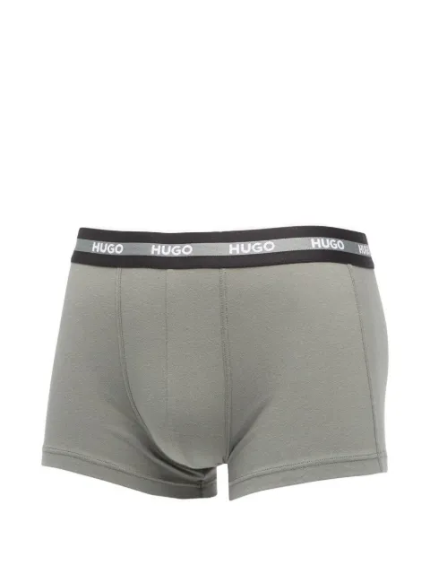 HUGO logo-print boxers (set of three) Green 50545668996