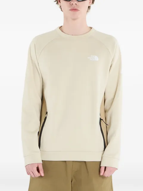 The North Face logo-detail sweatshirt Neutrals NF0A8BFNJ