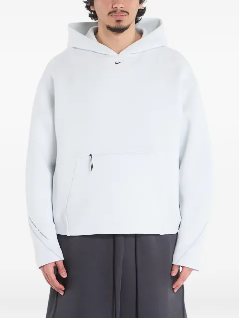 Nike logo-embroidery hoodie White IO9941