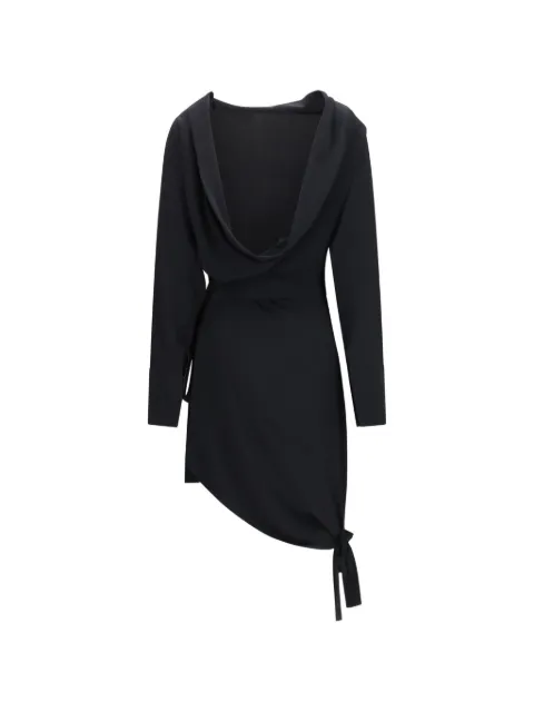 FRANCESCO MURANO Chamisier asymmetric dress Black DR562T03