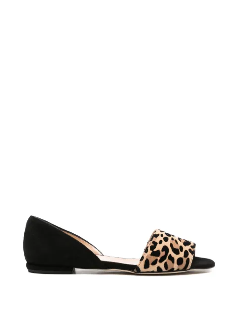 Il Borgo d'Orsay leopard-print sandals Black C603