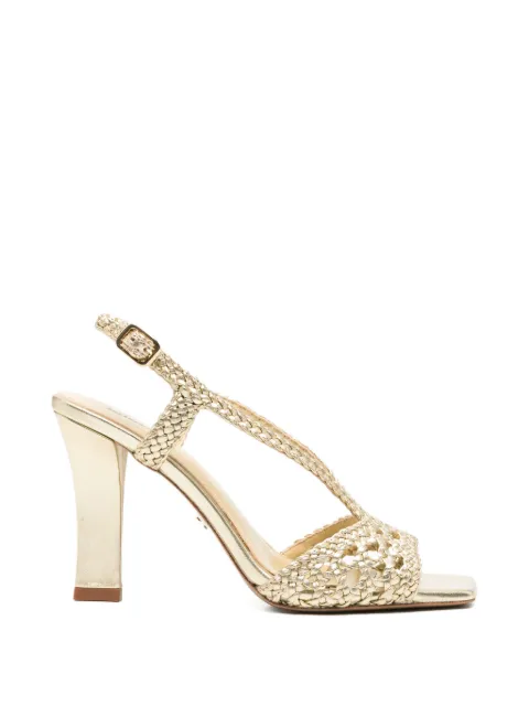 Lola Cruz Tabata leather sandals Gold 200Z14BK