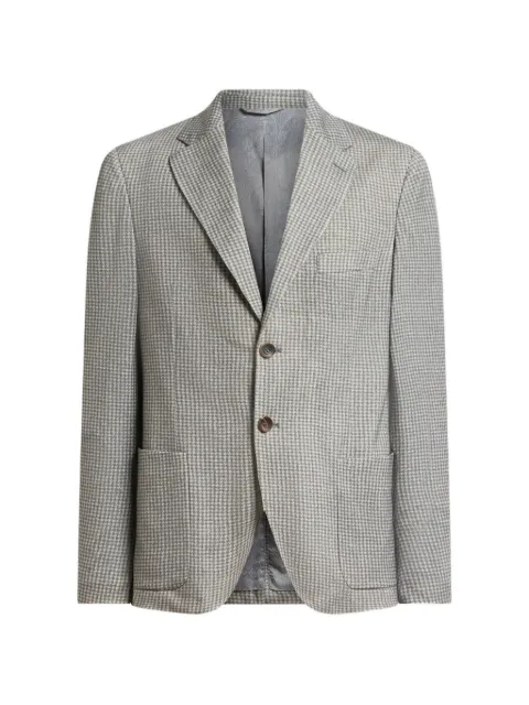 ETRO houndstooth-motif blazer Grey MRCB001699SAB12