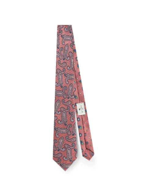 ETRO paisley-jacquard tie Pink MASA0007AQ11W