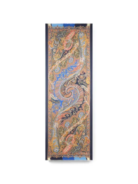 ETRO paisley-print scarf Blue MATA0038AK1BL