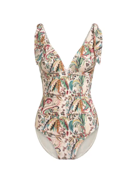 ETRO paisley-print swimsuit Neutrals WRPB0015AK13C