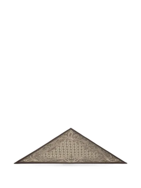 ETRO paisley triangular scarf Neutrals MAXA0013AK1BW