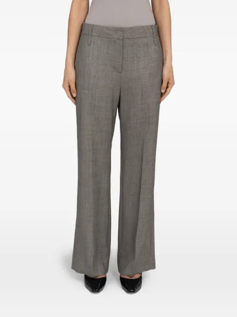 Amomento wool flared trousers Grey AM26SSW01PT