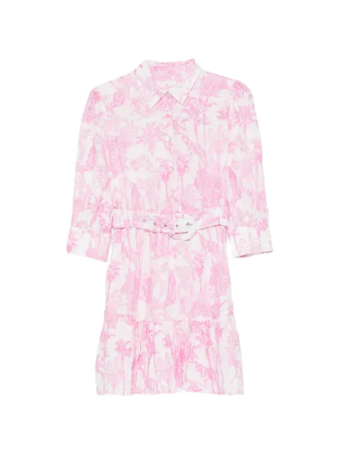 MC2 Saint Barth belted mini dress White DAIS002