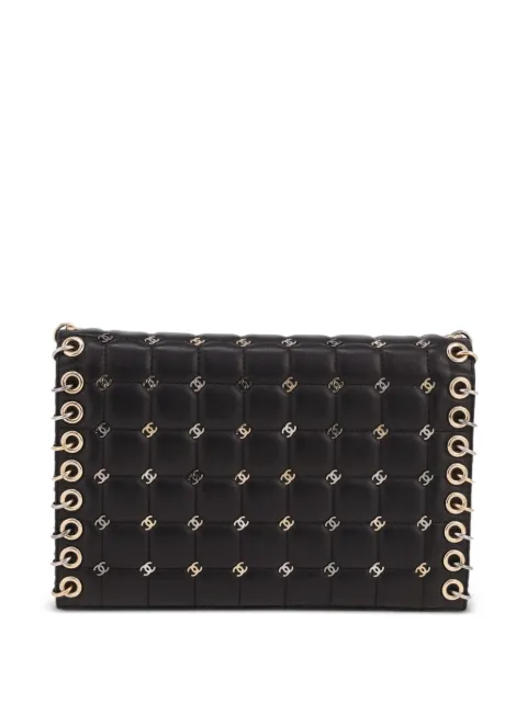 CHANEL Pre-Owned 2016 Wallet on Chain leather shoulder bag Black 430654