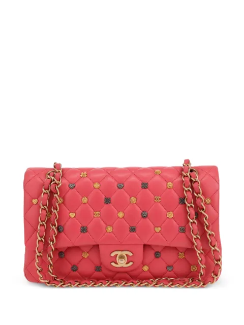 CHANEL Pre-Owned 2019 Timeless Classic quilted leather handbag Red 430094