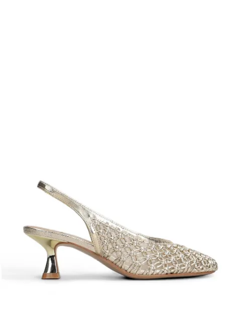 Marc Ellis woven slingback pumps Neutrals ME2601635