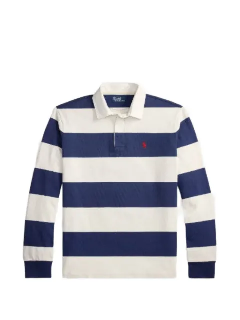 Polo Ralph Lauren striped long-sleeve rugby shirt Blue 100084021