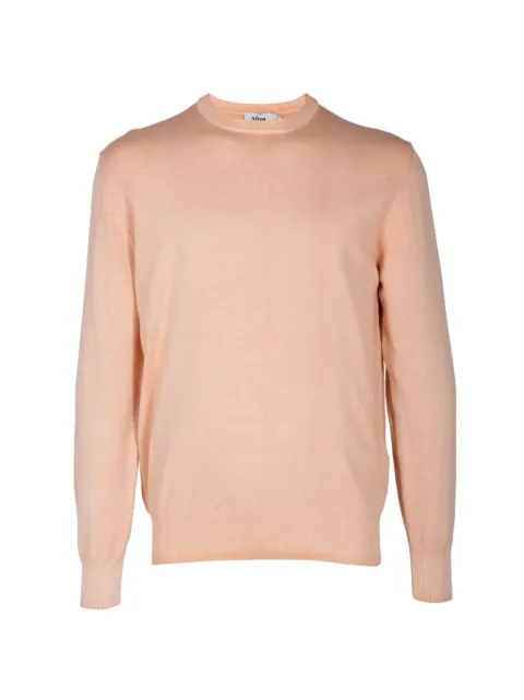 Altea crew-neck long-sleeves sweater Orange 2651040