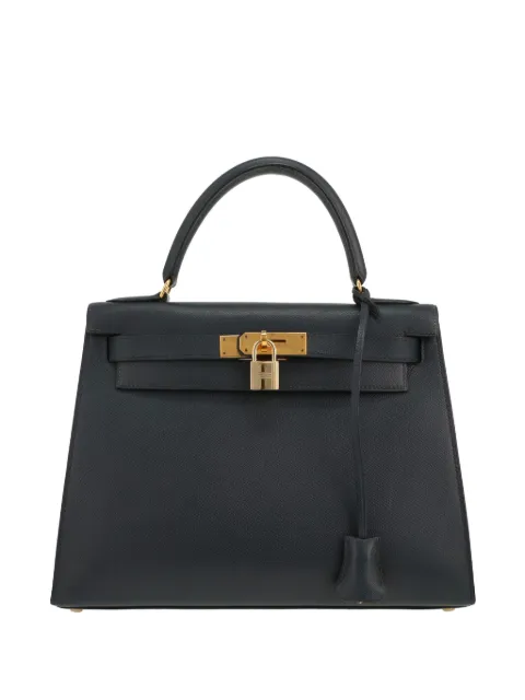 Hermès Pre-Owned 1996 Kelly 28 tote bag Blue 424427