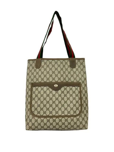 Gucci Pre-Owned 20th Century GG Supreme Web tote bag Neutrals UZ76HE7CLF3QV8B2