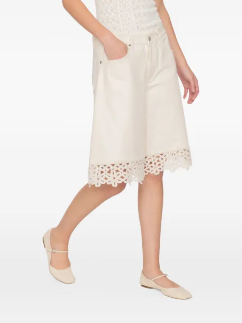 Sea Stasia lace-trim shorts Neutrals SS26105