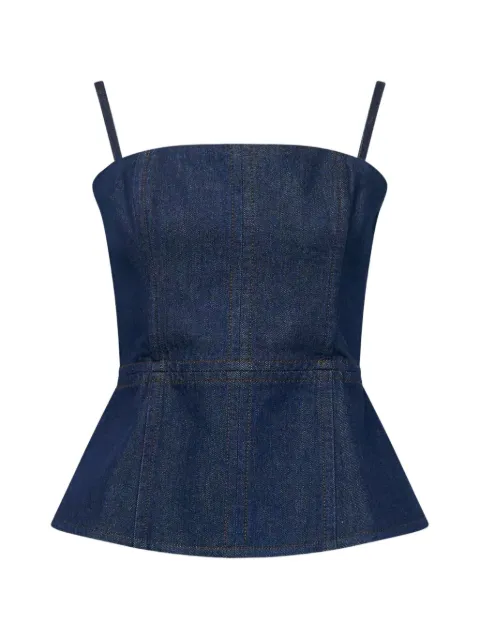 rag & bone Isabella denim top Blue RJ2426SSRMR