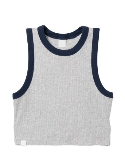 APEE™ by *A BATHING APE® logo embroidered tank top Grey 0PXTKAS461A6QGY200S