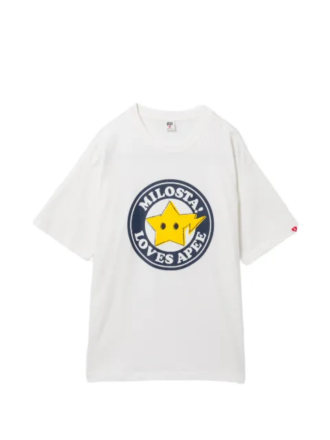 APEE™ by *A BATHING APE® Milosta T-shirt White 0PXTEAS243A6QWHX00F