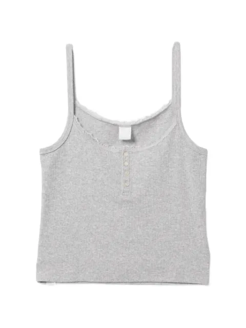 APEE™ by *A BATHING APE® button-up tank top Grey 0PXTKAS458A6QGY2
