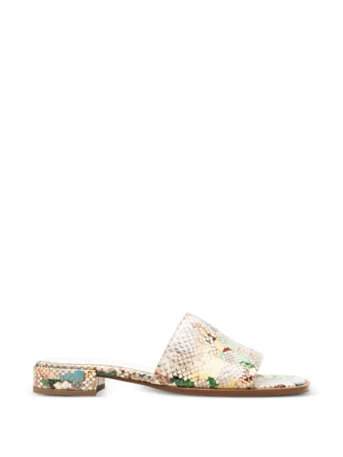 CHUCKIES snake-effect sandals Neutrals 993
