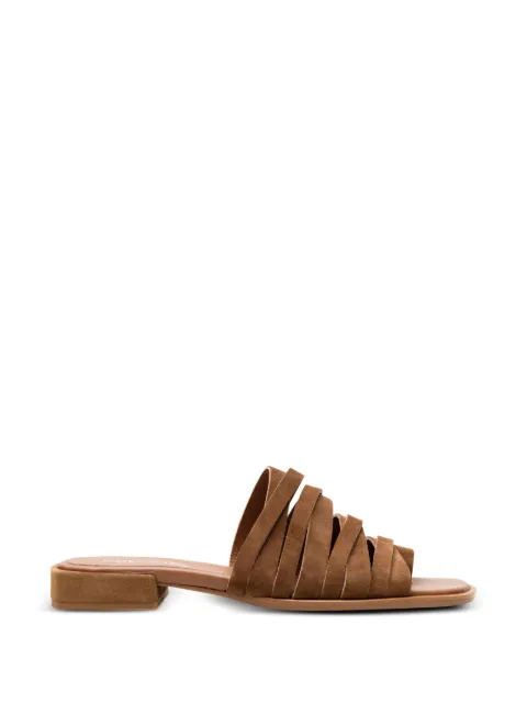 CHUCKIES multi-strap suede sandals Brown 6607